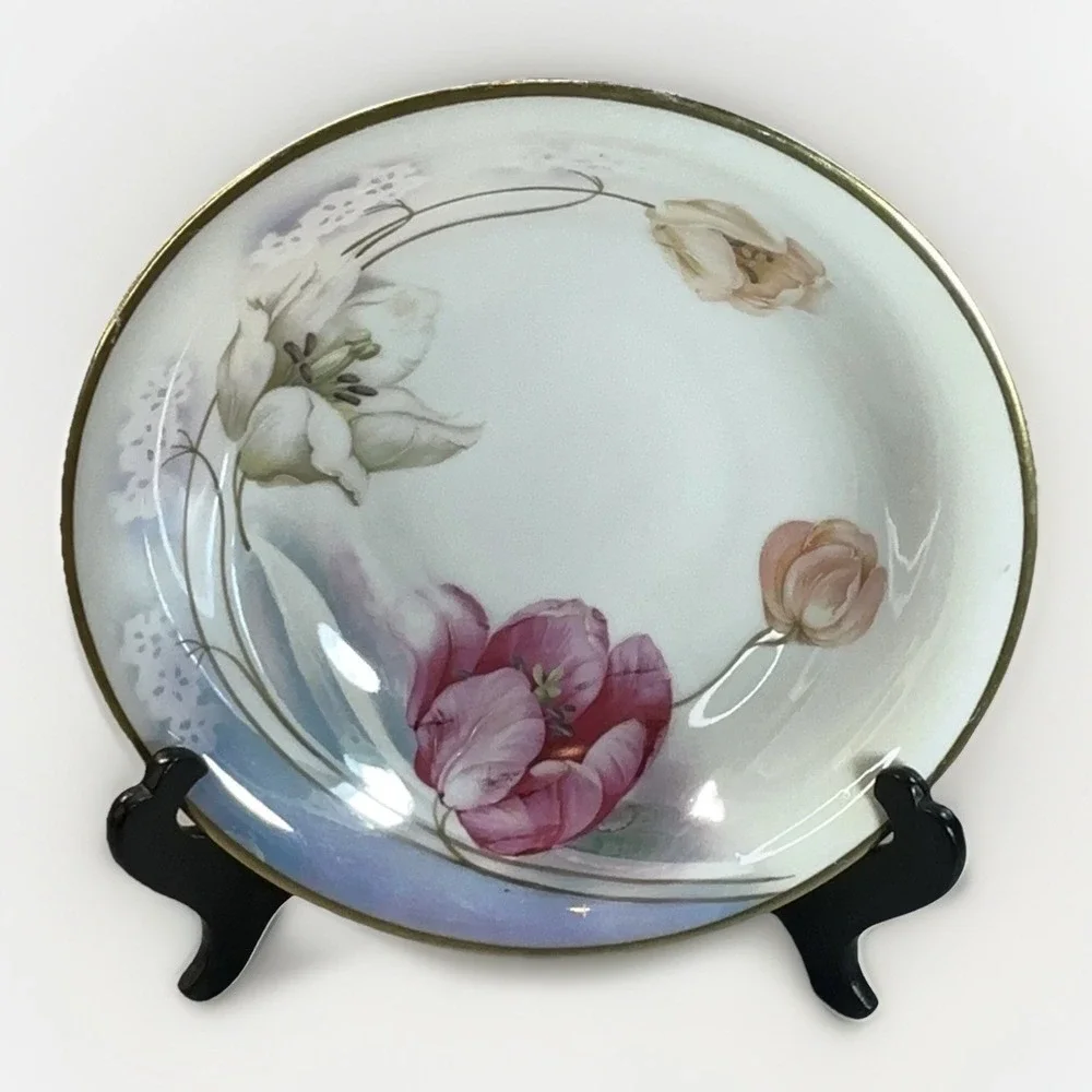 Antique Prov Saxe ES Germany Serving Bowl 10